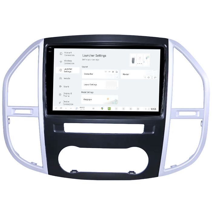 Navigatie dedicata Mercedes Vito 2016-2019 DUDU3, 4GB RAM 64GB ROM, Octacore, Platforma 8581, Android, Display QLED 9", DSP, Carplay&AndroidAuto [5]