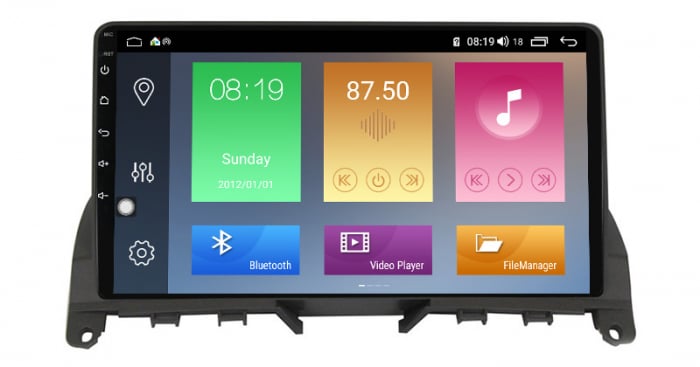 Navigatie dedicata Mercedes Benz W204 ,C-Class din 2006 - 2012, 4GB RAM 64GB ROM, Octacore, Android 13, Display QLED 9", DSP, Carplay, Android Auto, Internet, Youtube, Waze, WIFI, Blu [6]