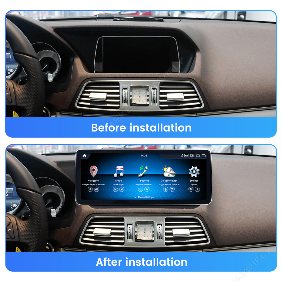 Navigatie dedicata Mercedes-Benz w207 8GB RAM 256GB ROM, Procesor Qualcomm Octacore, Android 14, Rezolutie 2K, Display QLED 10.25", DSP, Carplay&Android Auto, SIM 4G [5]