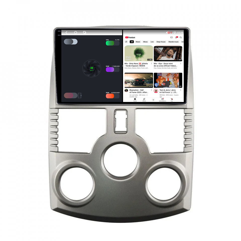 Navigatie dedicata Toyota Rush 2006-2011/Daihatsu Terios 2005-, 4GB RAM 32GB ROM, Octacore, Android 14, Display QLED  9", DSP, Carplay&Android Auto, SIM 4G, Bluetooth, Ventilator Acti - Copie - Copie [3]