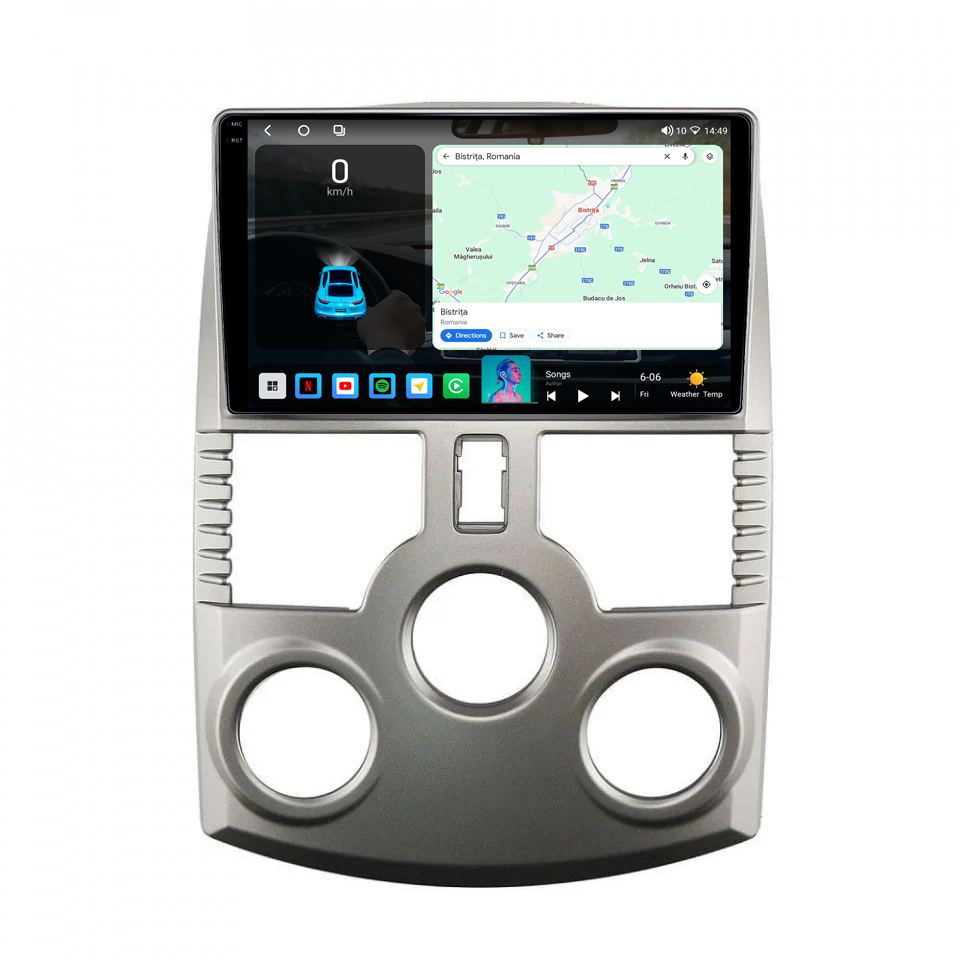 Navigatie dedicata Toyota Rush 2006-2011/Daihatsu Terios 2005-, 4GB RAM 64GB ROM, Octacore, Android 14, Display QLED 9", DSP, Carplay&Android Auto, SIM 4G, Ventilator Activ [4]