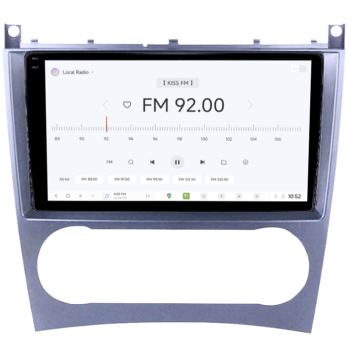 Navigatie dedicata Mercedes C-Class W203/ CLK C209 2004-2007 2 Usi DUDU3, 4GB RAM 64GB ROM, Octacore, Platforma 8581, Android, Display QLED 9", DSP, Carplay&AndroidAuto [3]