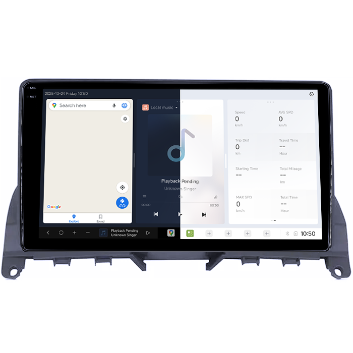 Navigatie dedicata Mercedes C Class W204 2006-2012 DUDU3, 4GB RAM 64GB ROM, Octacore, Platforma 8581, Android, Display QLED 9", DSP, Carplay&AndroidAuto [5]