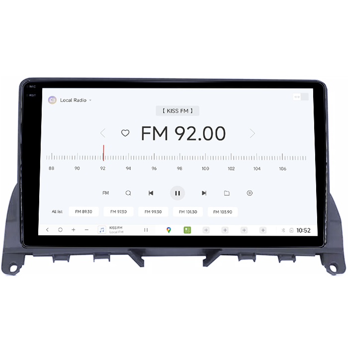 Navigatie dedicata Mercedes C Class W204 2006-2012 DUDU3, 4GB RAM 64GB ROM, Octacore, Platforma 8581, Android, Display QLED 9", DSP, Carplay&AndroidAuto [3]