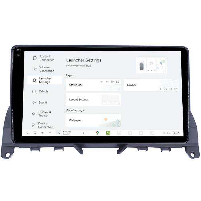 Navigatie dedicata Mercedes C Class W204 2006-2012 DUDU3, 4GB RAM 64GB ROM, Octacore, Platforma 8581, Android, Display QLED 9", DSP, Carplay&AndroidAuto [4]