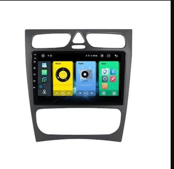Navigatie dedicata Mercedes C-Class W203 2000-2004, 4GB RAM 64GB ROM, Octacore, Android 13, Display QLED 9", DSP, Carplay, Android Auto, Internet, Youtube, Waze, WIFI, Bluet [4]