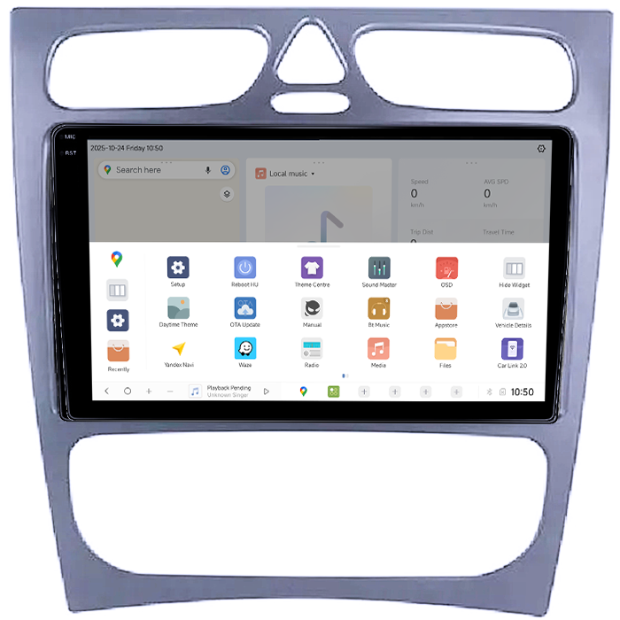 Navigatie dedicata Mercedes C-Class W203 2000-2003 4 Usi DUDU3, 4GB RAM 64GB ROM, Octacore, Platforma 8581, Android, Display QLED 9", DSP, Carplay&AndroidAuto [2]