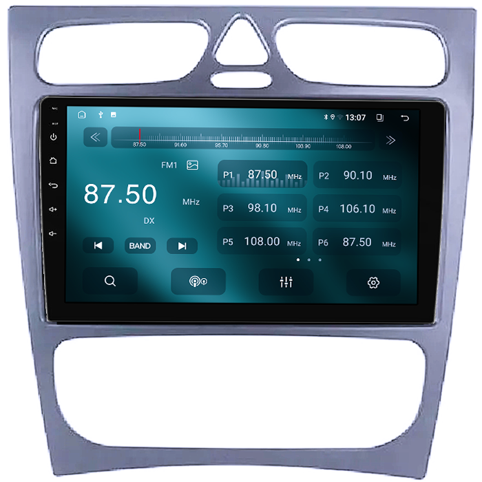 Navigatie dedicata Mercedes C Class W203, CLK W209 2000-2005, 8GB RAM 128GB ROM, Octacore, Platforma 7862, Android 14, Display QLED 9”, Suporta camera 360º, DSP, Carplay&Android Auto, SIM 4G, Ventilat [4]