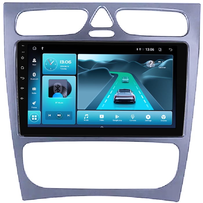 Navigatie dedicata Mercedes C Class W203, CLK W209 2000-2005, 8GB RAM 128GB ROM, Octacore, Platforma 7862, Android 14, Display QLED 9”, Suporta camera 360º, DSP, Carplay&Android Auto, SIM 4G, Ventilat [3]