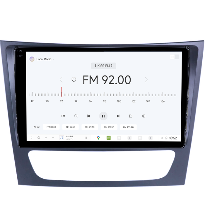 Navigatie dedicata Mercedes E Class W211, CLS W219 DUDU3, 4GB RAM 64GB ROM, Octacore, Platforma 8581, Android, Display QLED 9", DSP, Carplay&AndroidAuto [3]