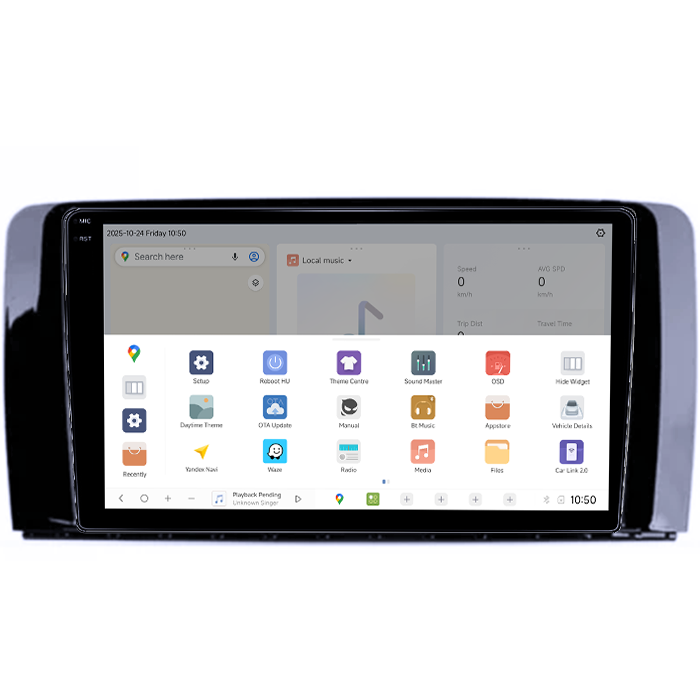 Navigatie dedicata Mercedes R Class W251 2005-2017 DUDU3, 4GB RAM 64GB ROM, Octacore, Platforma 8581, Android, Display QLED 9", DSP, Carplay&AndroidAuto [2]