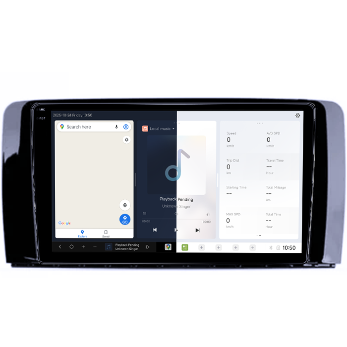 Navigatie dedicata Mercedes R Class W251 2005-2017 DUDU3, 4GB RAM 64GB ROM, Octacore, Platforma 8581, Android, Display QLED 9", DSP, Carplay&AndroidAuto [5]