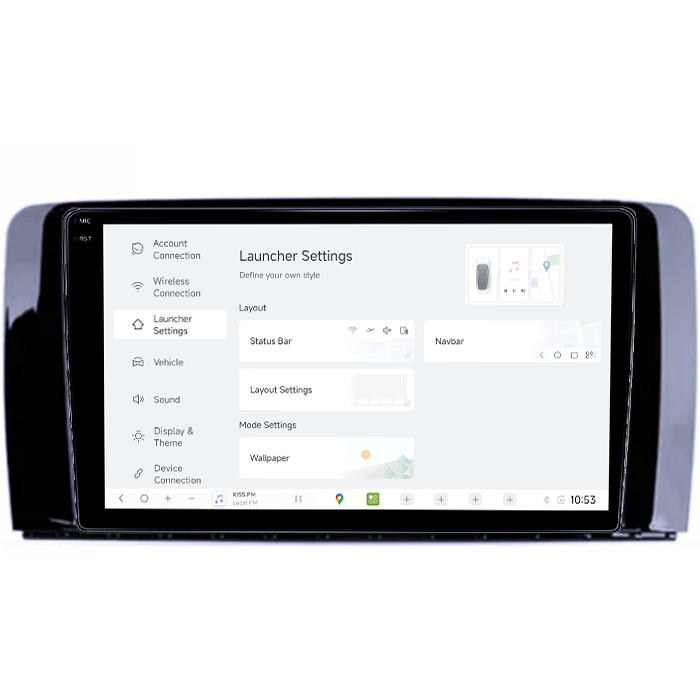 Navigatie dedicata Mercedes R Class W251 2005-2017 DUDU3, 4GB RAM 64GB ROM, Octacore, Platforma 8581, Android, Display QLED 9", DSP, Carplay&AndroidAuto [4]