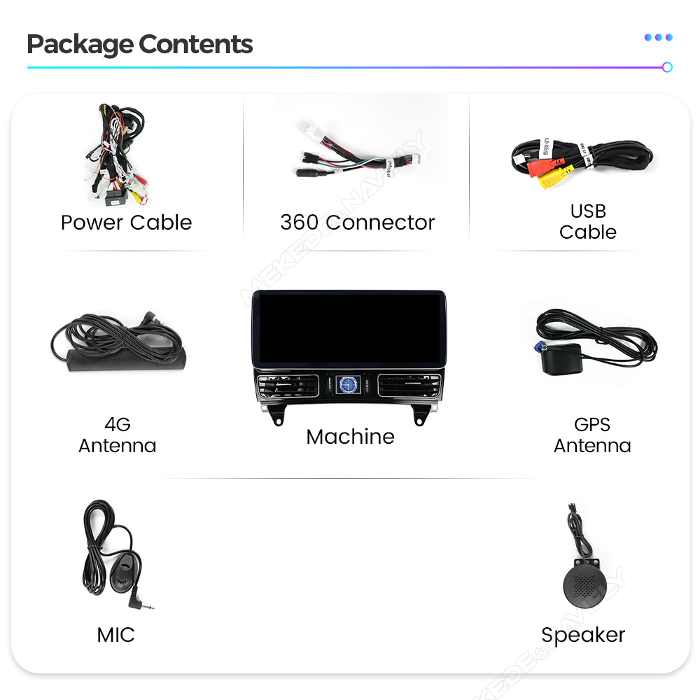 Navigatie dedicata Mercedes GLE ML GL 2012-2015, 8GB RAM 256GB ROM, Procesor Qualcomm Octacore, Android 14, Rezolutie 2K, Display QLED 9", DSP, Carplay&Android Auto, SIM 4G [2]