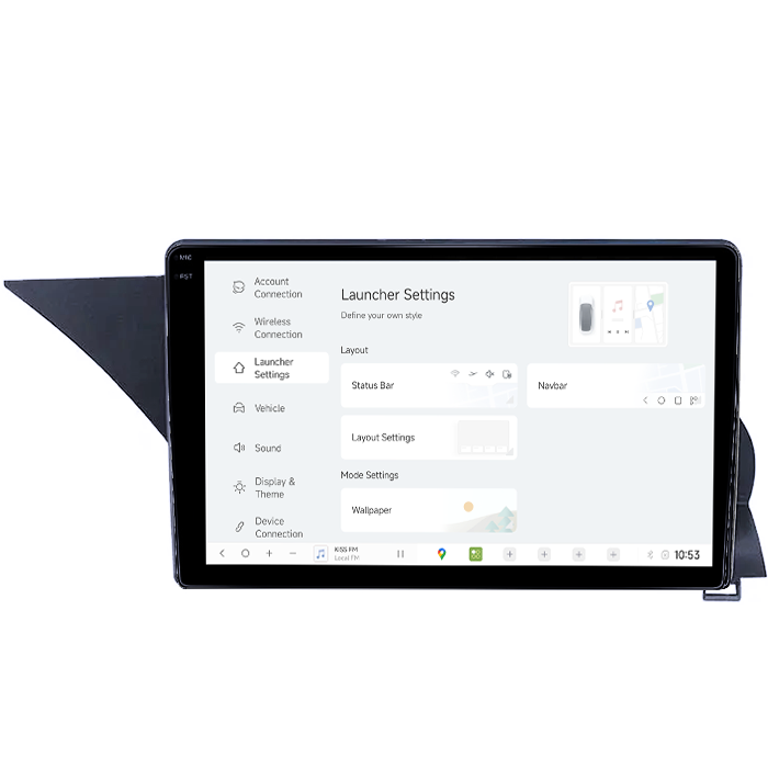 Navigatie dedicata Mercedes GLK 2008-2015 DUDU3, 4GB RAM 64GB ROM, Octacore, Platforma 8581, Android, Display QLED 9", DSP, Carplay&AndroidAuto [4]