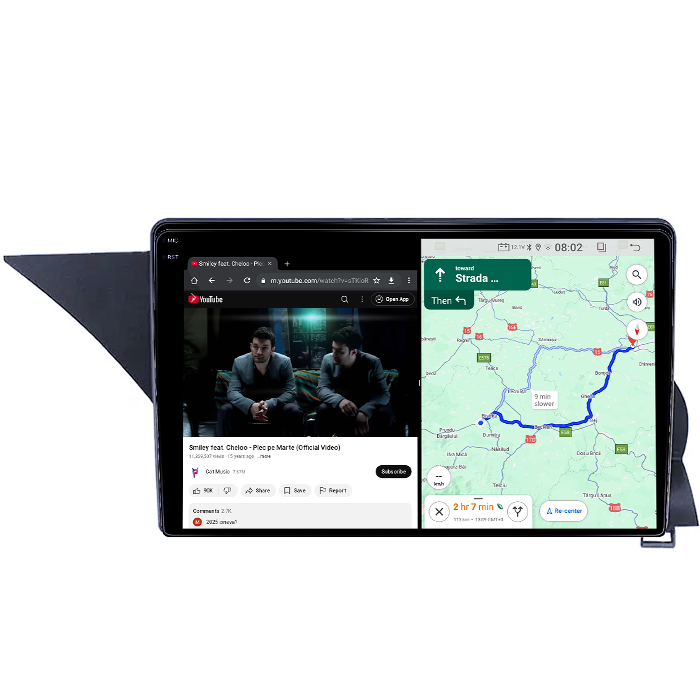 Navigatie dedicata Mercedes GLK 2013-2015, 4GB RAM 64GB ROM, Quad Core, Display 9" QLED 1K, Carplay, Android 14, Bluetooth, Magazin Play, Suport Camere AHD [5]