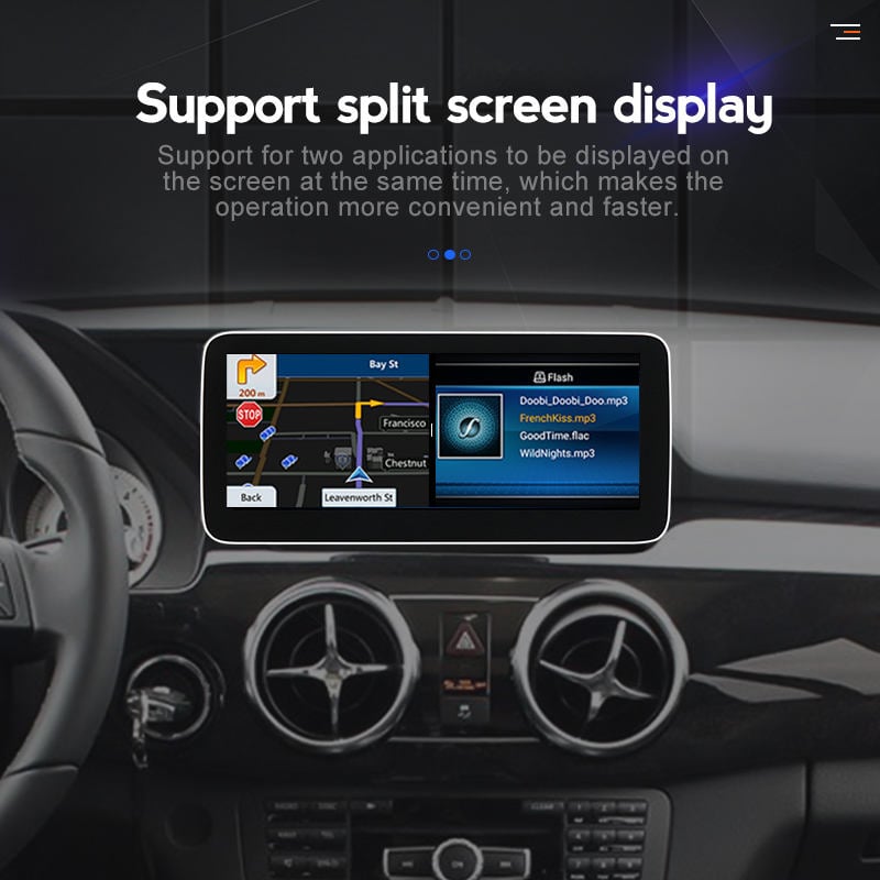 Navigatie dedicata Mercedes GLK X204 NTG 4.0, Procesor Qualcomm, Android 13, Wireless Carplay si Android auto, 8GB RAM 256GB ROM, Octacore 2.0ghz, Display IPS 1920*1080, 12.3 inch [2]