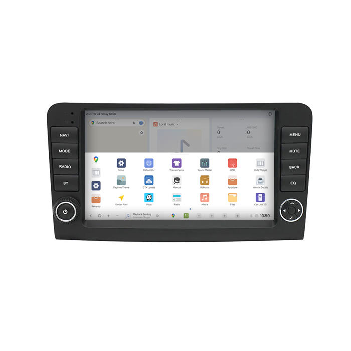 Navigatie dedicata Mercedes ML Butoane W164 2005-2012 DUDU3, 4GB RAM 64GB ROM, Octacore, Platforma 8581, Android, Display QLED 9", DSP, Carplay&AndroidAuto [4]