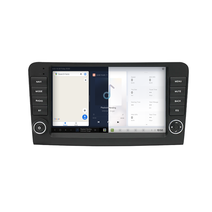 Navigatie dedicata Mercedes ML Butoane W164 2005-2012 DUDU3, 4GB RAM 64GB ROM, Octacore, Platforma 8581, Android, Display QLED 9", DSP, Carplay&AndroidAuto [5]