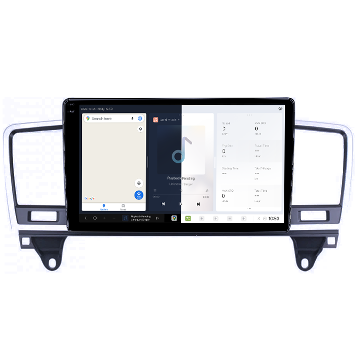Navigatie dedicata Mercedes ML, GL-Class GL X166 2012-2015 DUDU3, 4GB RAM 64GB ROM, Octacore, Platforma 8581, Android, Display QLED 9", DSP, Carplay&AndroidAuto [2]