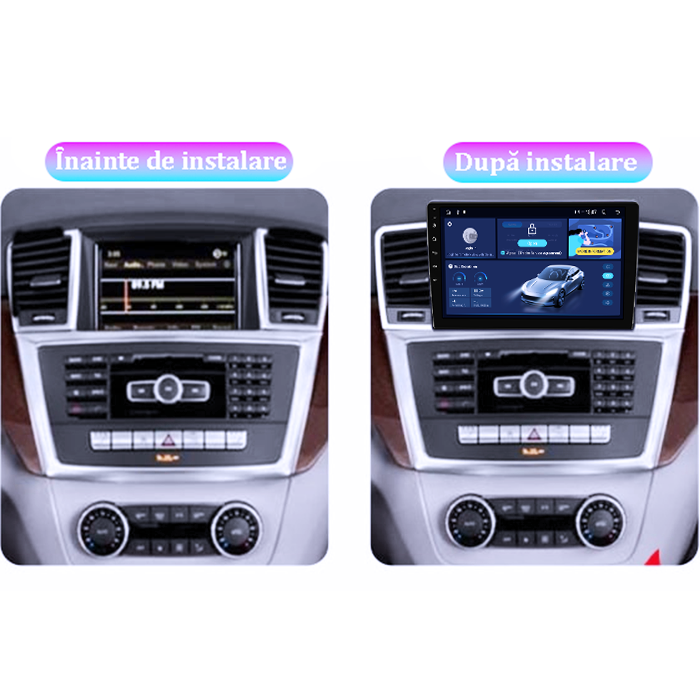 Navigatie dedicata Mercedes ML, GL-Class GL X166 2012-2015 DUDU3, 4GB RAM 64GB ROM, Octacore, Platforma 8581, Android, Display QLED 9", DSP, Carplay&AndroidAuto [6]