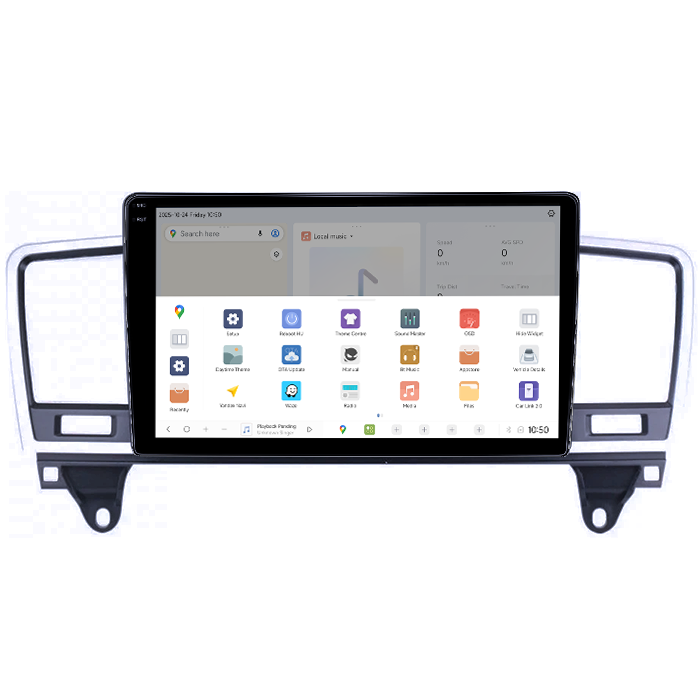 Navigatie dedicata Mercedes ML, GL-Class GL X166 2012-2015 DUDU3, 4GB RAM 64GB ROM, Octacore, Platforma 8581, Android, Display QLED 9", DSP, Carplay&AndroidAuto [3]