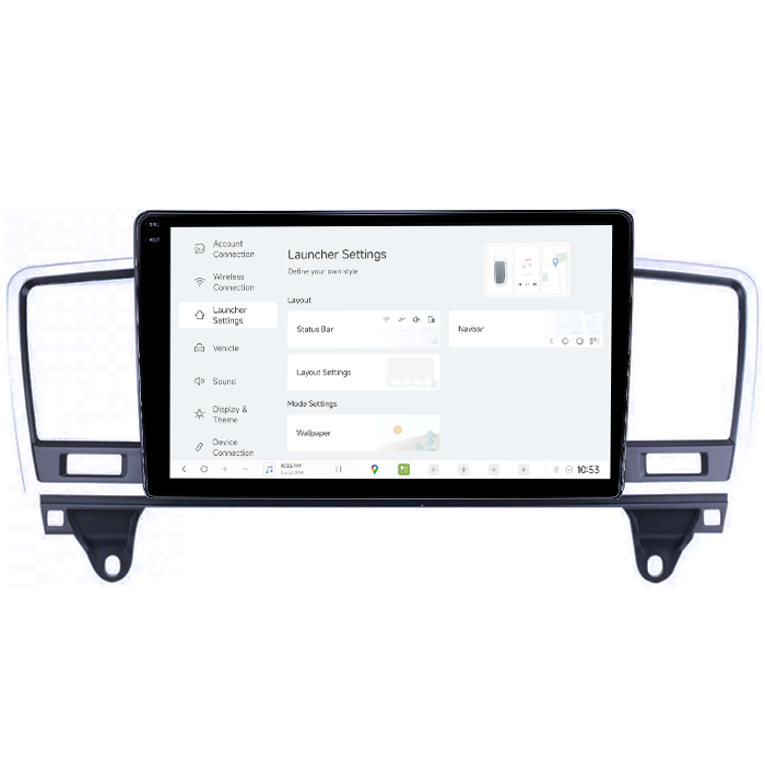 Navigatie dedicata Mercedes ML, GL-Class GL X166 2012-2015 DUDU3, 4GB RAM 64GB ROM, Octacore, Platforma 8581, Android, Display QLED 9", DSP, Carplay&AndroidAuto [5]