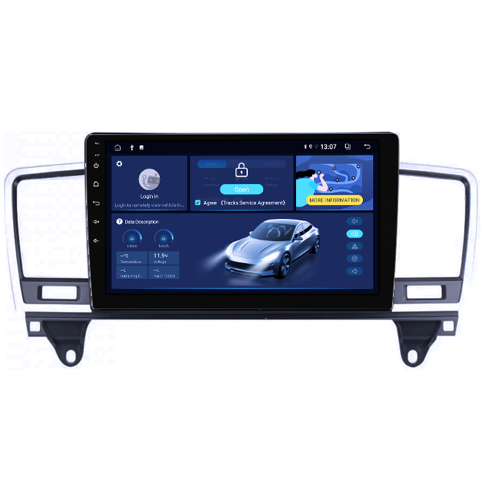 (Resigilata) Navigatie dedicata Mercedes ML, GL-Class GL X166 2012-2015, 2GB RAM 32GB ROM, Quad Core, Display 9" IPS Full HD, Carplay&Android Auto, Android 14, Suport camere AHD [3]