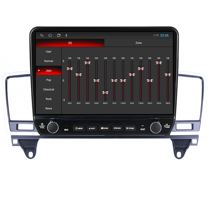 Navigatie dedicata Mercedes ML, GL-Class GL X166 2012-2015, Tesla cu butoane rotative model 2024, 4GB RAM 64GB ROM, Procesor Quadcore, Android 14, Display QLED 10", DSP, Carplay&Android Auto [2]