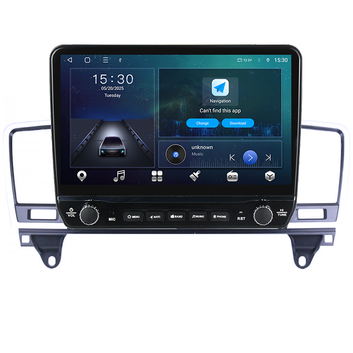 Navigatie dedicata Mercedes ML, GL-Class GL X166 2012-2015, Tesla cu butoane rotative model 2024, 4GB RAM 64GB ROM, Procesor Quadcore, Android 14, Display QLED 10", DSP, Carplay&Android Auto [7]