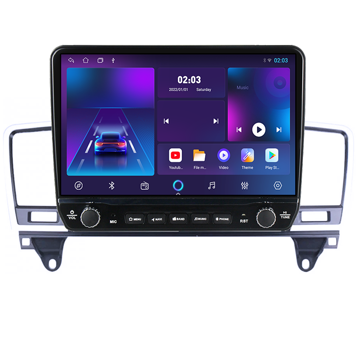 Navigatie dedicata Mercedes ML, GL-Class GL X166 2012-2015, Tesla cu butoane rotative model 2024, 4GB RAM 64GB ROM, Procesor Quadcore, Android 14, Display QLED 10", DSP, Carplay&Android Auto [6]