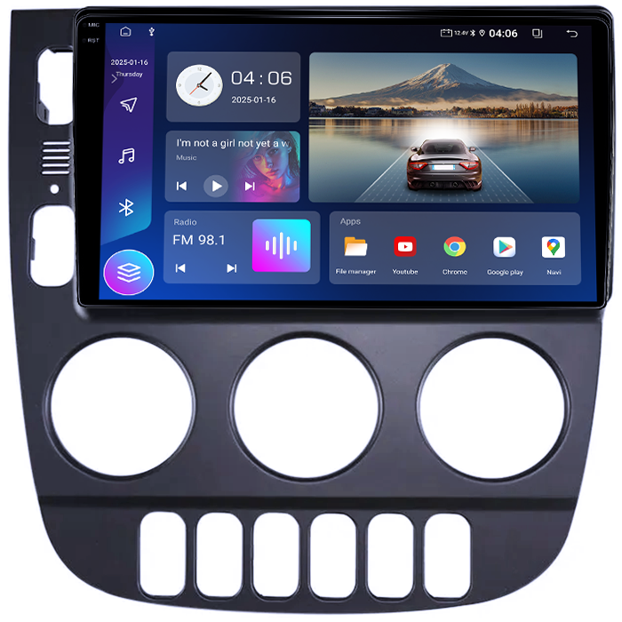Navigatie dedicata Mercedes ML W163 2001-2005, 4GB RAM 64GB ROM, Quad Core, Display 9" QLED 1K, Carplay, Android 14, Bluetooth, Magazin Play, Suport Camere AHD [4]