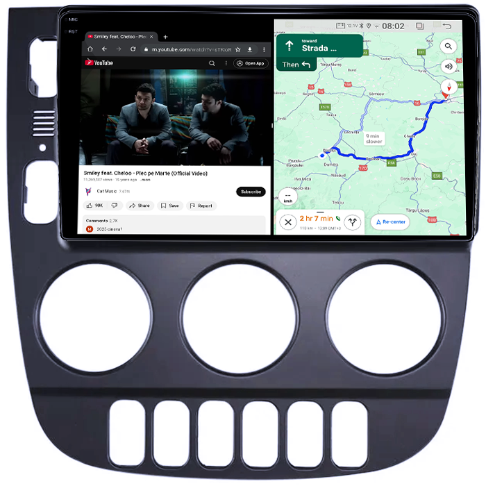 Navigatie dedicata Mercedes ML W163 2001-2005, 4GB RAM 64GB ROM, Quad Core, Display 9" QLED 1K, Carplay, Android 14, Bluetooth, Magazin Play, Suport Camere AHD [6]