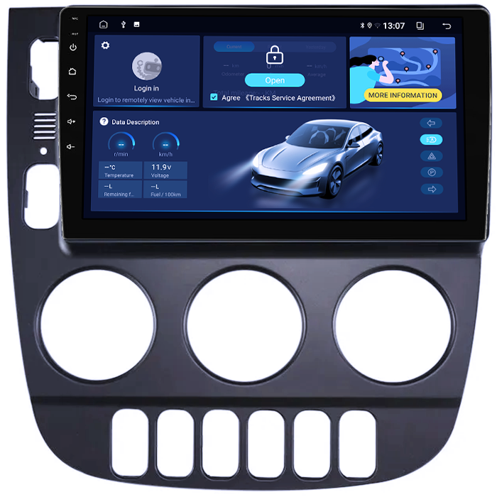 Navigatie dedicata Mercedes ML W163 2001 - 2005, 8GB RAM 128GB ROM, Octacore, Platforma TS18, Android 13, Display QLED 9”, Suporta camera 360º, DSP, Carplay&Android Auto, SIM 4G, Ventilator Activ [2]