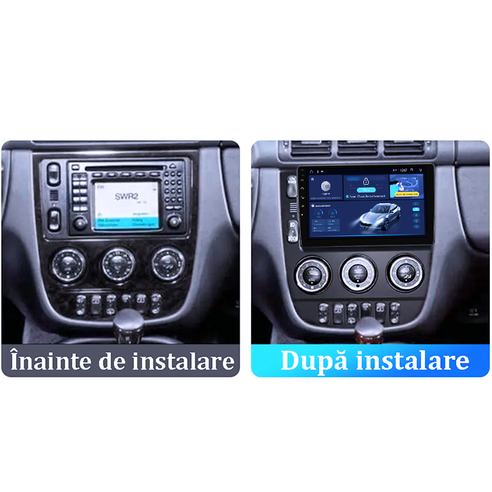 Navigatie dedicata Mercedes ML W163 2001 - 2005, 8GB RAM 128GB ROM, Octacore, Platforma TS18, Android 13, Display QLED 9”, Suporta camera 360º, DSP, Carplay&Android Auto, SIM 4G, Ventilator Activ [5]