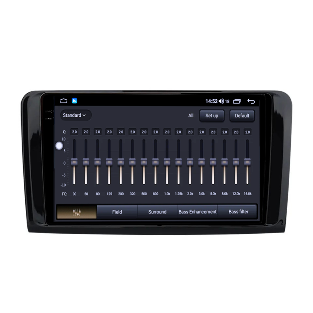 Navigatie dedicata Mercedes ML W164 2005-2012, 12GB RAM 256GB ROM, Android 13, Rezolutie 2K, Display QLED, 9", DSP, Carplay, Android Auto, Internet, Youtube, Waze, Wi Fi, USB [4]