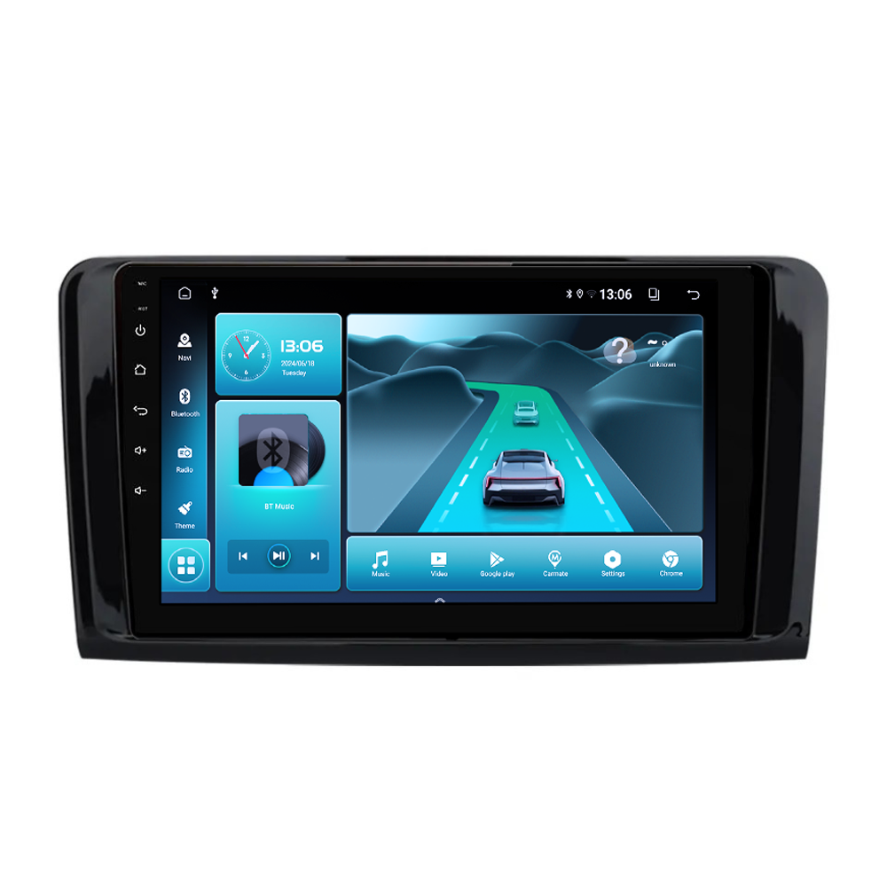 Navigatie dedicata Mercedes ML W164, 4GB RAM 64GB ROM, Octacore, Android 13, Display QLED 9", DSP, Carplay, Android Auto, Internet, Youtube, Waze, WIFI, Bluetooth [2]