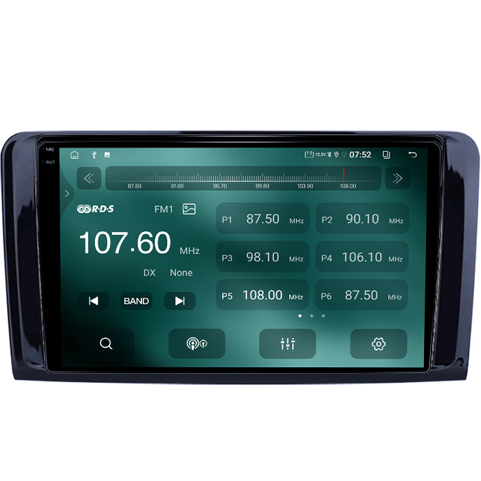 Navigatie dedicata Mercedes ML W164, 4GB RAM 64GB ROM, Quad Core, Display 9" QLED 1K, Carplay, Android 14, Bluetooth, Magazin Play, Suport Camere AHD [5]