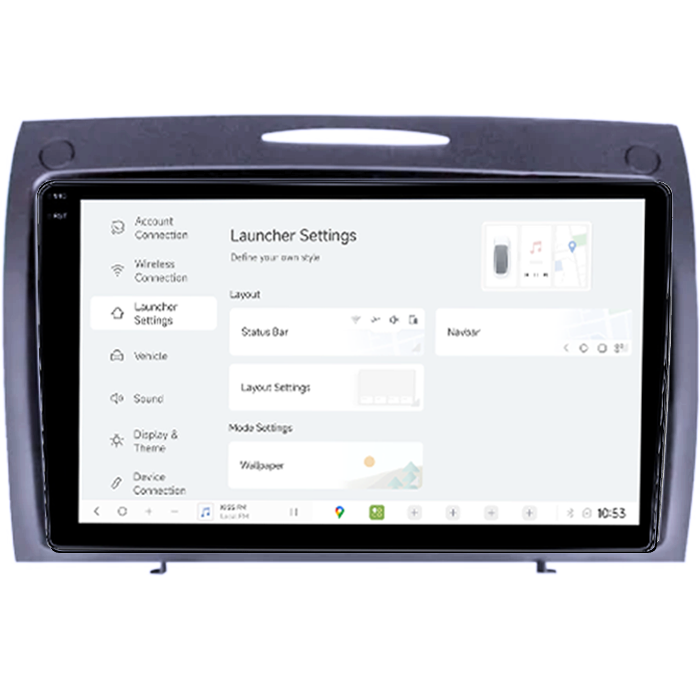 Navigatie dedicata Mercedes SLK 2006-2010 DUDU3, 4GB RAM 64GB ROM, Octacore, Platforma 8581, Android, Display QLED 9", DSP, Carplay&AndroidAuto [5]