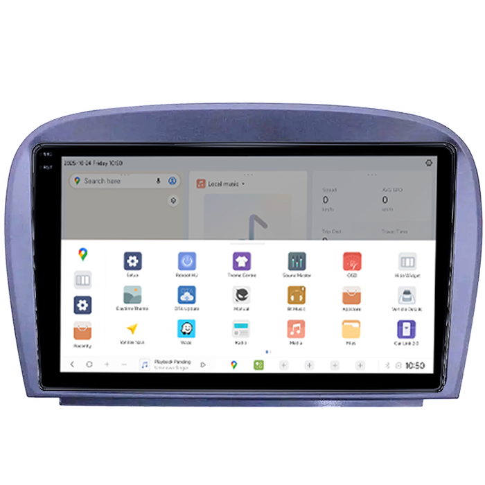 Navigatie dedicata Mercedes SL W230 2004-2011 A-W230 DUDU3, 4GB RAM 64GB ROM, Octacore, Platforma 8581, Android, Display QLED 9", DSP, Carplay&AndroidAuto [3]