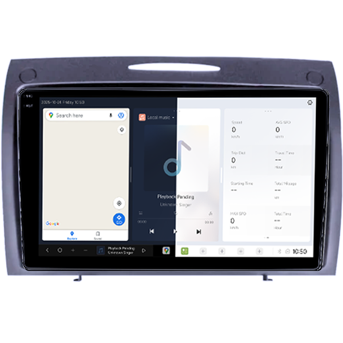 Navigatie dedicata Mercedes SLK 2006-2010 DUDU3, 4GB RAM 64GB ROM, Octacore, Platforma 8581, Android, Display QLED 9", DSP, Carplay&AndroidAuto [2]