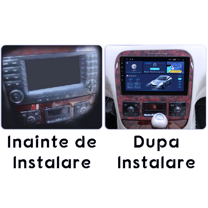 Navigatie dedicata Mercedes-Benz S-class DUDU3, 4GB RAM 64GB ROM, Octacore, Platforma 8581, Android, Display QLED 9", DSP, Carplay&AndroidAuto [6]