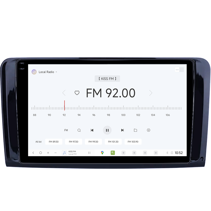 Navigatie dedicata Mercedes ML W164 DUDU3, 4GB RAM 64GB ROM, Octacore, Platforma 8581, Android, Display QLED 9", DSP, Carplay&AndroidAuto [4]