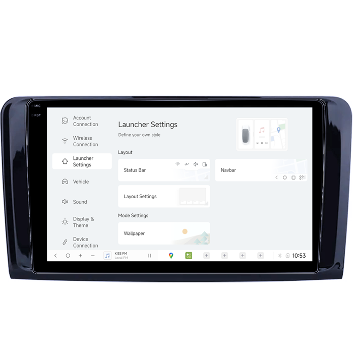 Navigatie dedicata Mercedes ML W164 DUDU3, 4GB RAM 64GB ROM, Octacore, Platforma 8581, Android, Display QLED 9", DSP, Carplay&AndroidAuto [5]