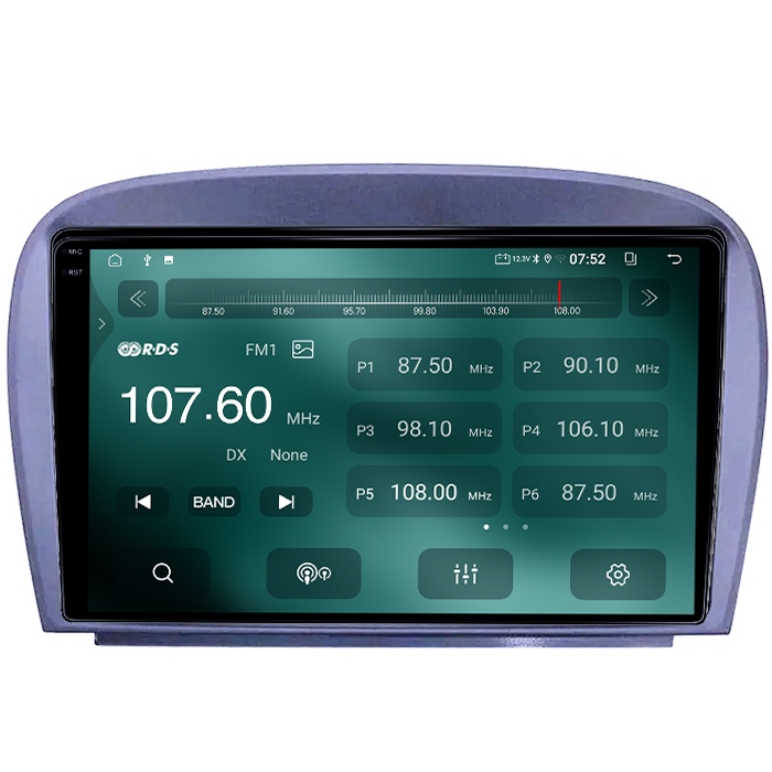 Navigatie dedicata Mercedes SL W230 2004-2011 A-W230, 4GB RAM 64GB ROM, Quadcore, Android 14, Display QLED 1K, 9", DSP, Carplay&Android Auto, Suport camere AHD [7]