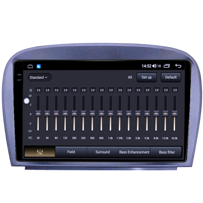 Navigatie dedicata Mercedes SL W230 2004-2011 A-W230, 8GB RAM 128GB ROM, Octacore, Platforma 7862, Android 14, Display QLED 9", Suporta camera 360", DSP, Carplay&Andr [2]