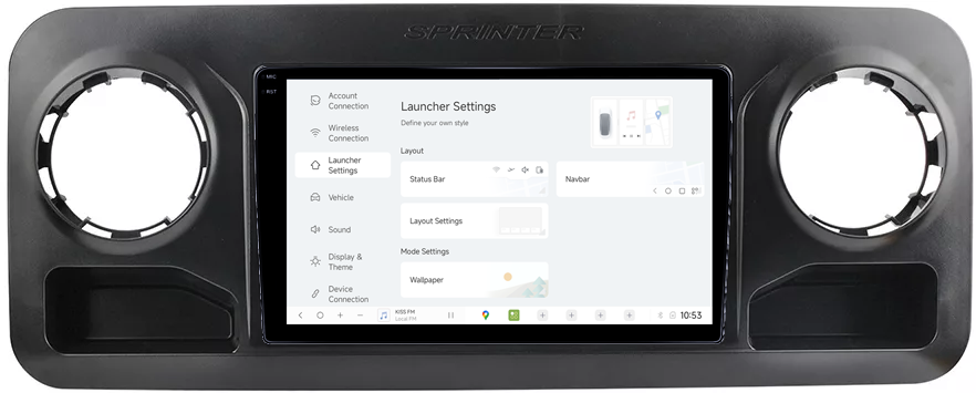 Navigatie dedicata Mercedes Benz Sprinter 2019 DUDU3, 4GB RAM 64GB ROM, Octacore, Platforma 8581, Android, Display QLED 9", DSP, Carplay&AndroidAuto [5]