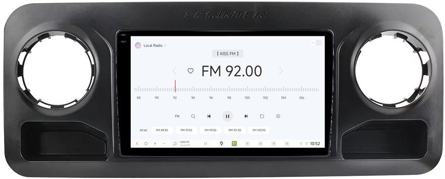 Navigatie dedicata Mercedes Benz Sprinter 2019 DUDU3, 4GB RAM 64GB ROM, Octacore, Platforma 8581, Android, Display QLED 9", DSP, Carplay&AndroidAuto [4]