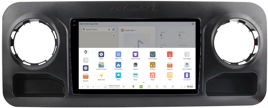 Navigatie dedicata Mercedes Benz Sprinter 2019 DUDU3, 4GB RAM 64GB ROM, Octacore, Platforma 8581, Android, Display QLED 9", DSP, Carplay&AndroidAuto [3]