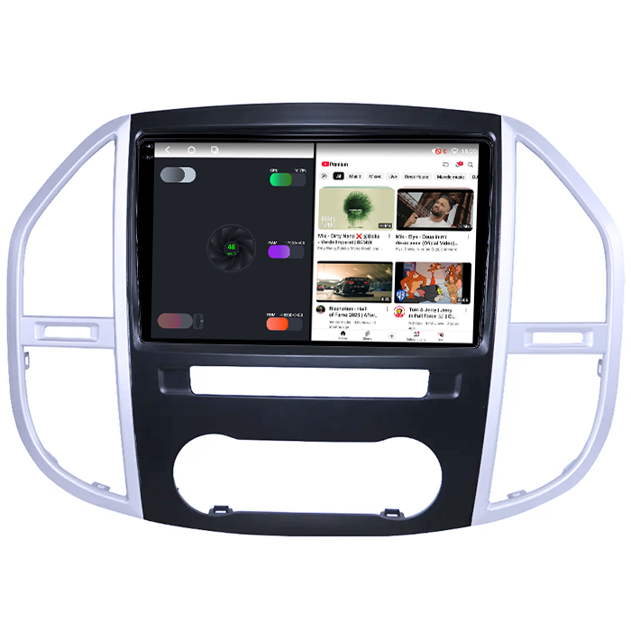 Navigatie dedicata Mercedes Vito 3, 4GB RAM 64GB ROM, Procesor Qualcomm Octacore, Android 14, Rezolutie 2K, Display QLED 10", DSP, Carplay&Android Auto, SIM 4G [4]